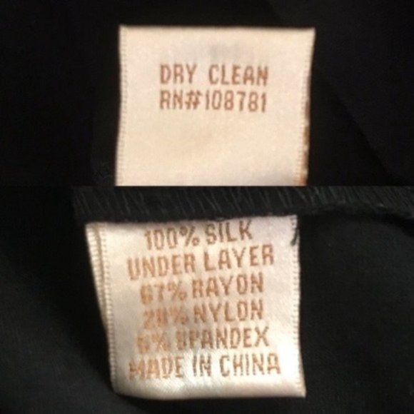 NWT Aidan by Aidan Mattox Black Draped Gown Silk Abstract Watercolor Blue Green - Picture 7 of 13